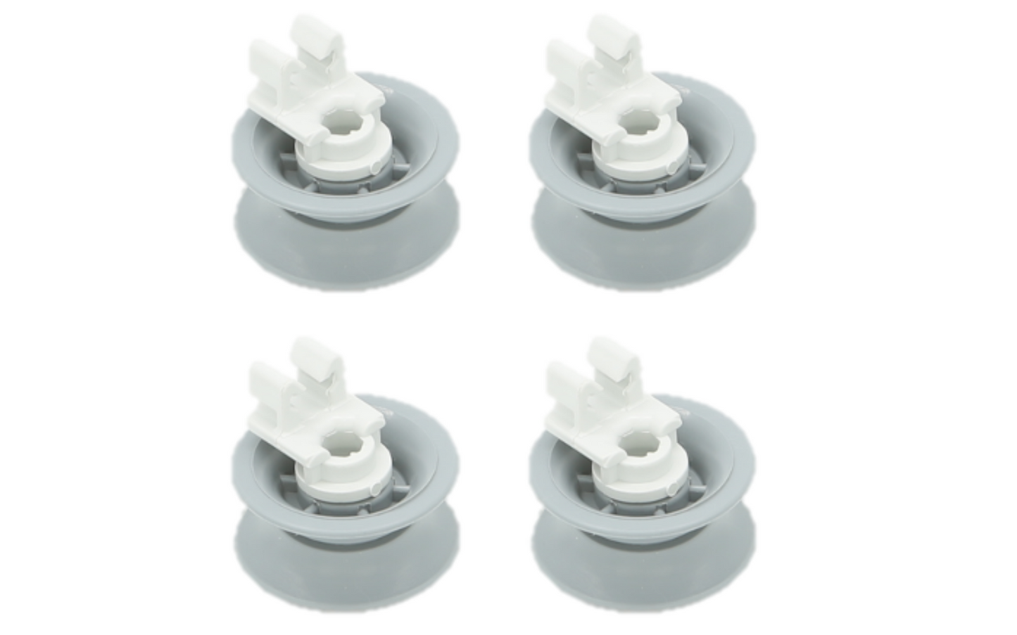 4x Bosch Neff Siemens 00611666 Dishwasher UPPER TOP Basket Wheel wheels