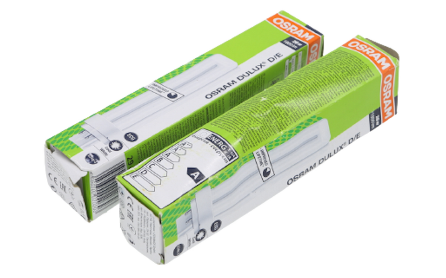 2X Osram 26W 4 Pin CFL G24q Bulb White 4000k 840 Compact fluorescent - NEW