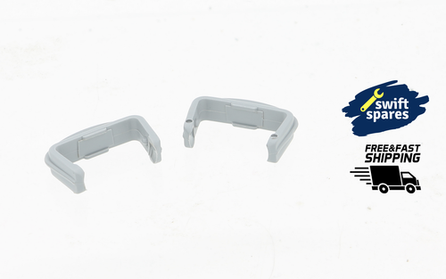 2x Beko 1887460100 Proline Dishwasher Basket Front Rail Cap - NEW