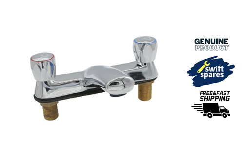 Swan C48104 2 tap hole standard deck bath filler tap Chrome Plated