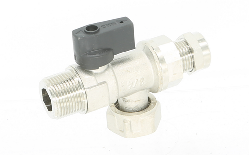 BAXI 248225 COMBI 80E 80ECO 105E & 105HE BOILER 22MM RETURN ISOLATIN TAP VALVE