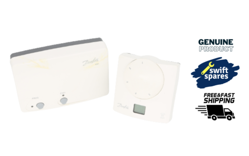 DANFOSS 087N727600 RET B-RF WIRELESS DIGITAL ROOM THERMOSTAT & RX1 RECEIVER