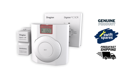Drayton Digistat + CRF 13616 Wireless Cylinder Thermostat Stat - NEW