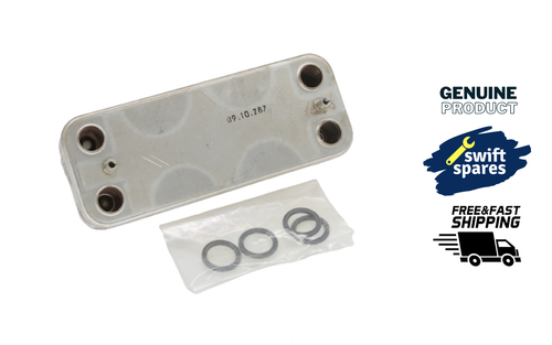 VOKERA 8037 EASI-HEAT PLUS 29C BOILER DHW PLATE HEAT EXCHANGER R8037 - NEW