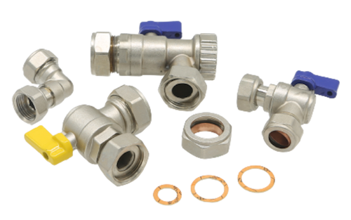 Glowworm 0020061672 betacom 24c 30c Set of 4 Isolation Valves