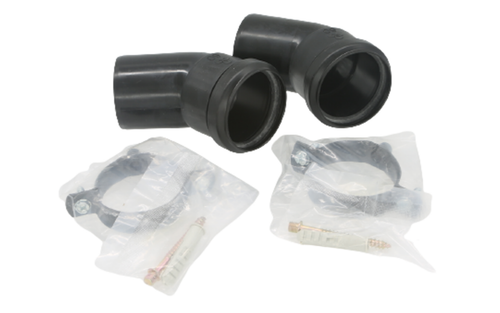 Vaillant 303945 Eco 45deg variable terminal bend Black - NEW
