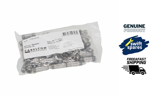 50x Cabelcon F-56-CX3 3,9 Male Compression Connectors - NEW