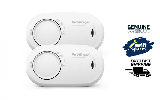FireAngel FA3313-T2 Replaceable Battery Detector Twin Pack Carbon Monoxide Alarm