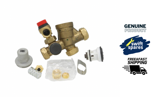 Vaillant 0020127599 3.5/6 Bar 1 Piece Multibloc 22mm Brass Manifold Safety Group