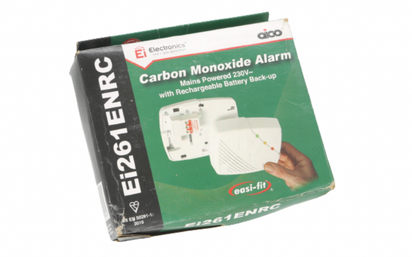 Aico EI261ENRC Mains and Lithium Battery Carbon Monoxide Alarm (Expiry 2026)