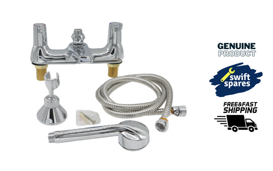 City Plumbing Standard Lever Bath Shower Mixer Tap Chrome - 805783
