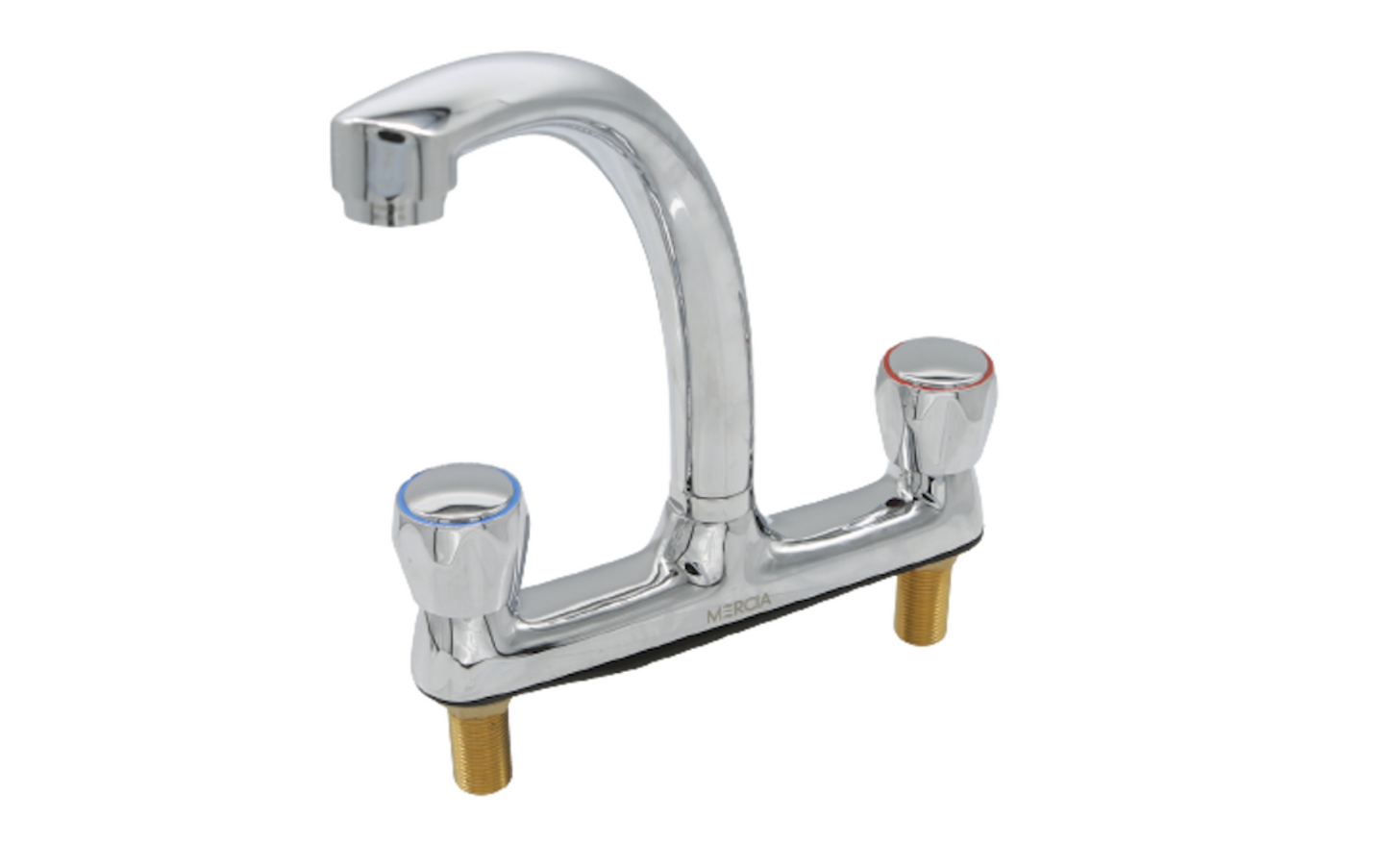 Francis Pegler Mercia modern 2 hole deck sink mixer 4M3915 - NEW
