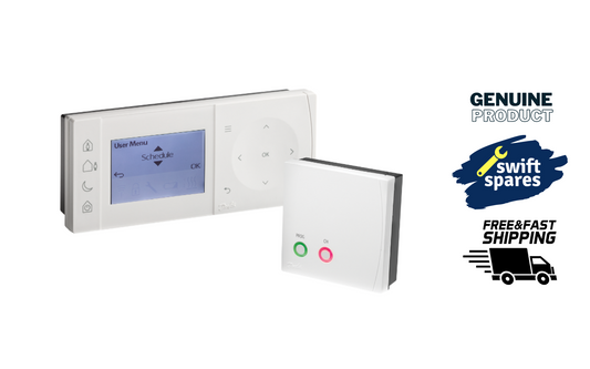 Danfoss TPOne-RF+RX1S Wireless Programmable Thermostat With Receiver 087N7854