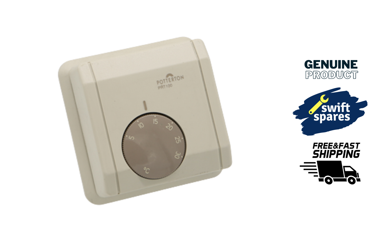 POTTERTON PRT100 ROOM THERMOSTAT – Swift Spares Ltd