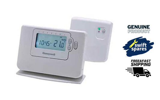Honeywell CM727 RF Programmable Room Thermostat CMT727D1016 System Pack - White