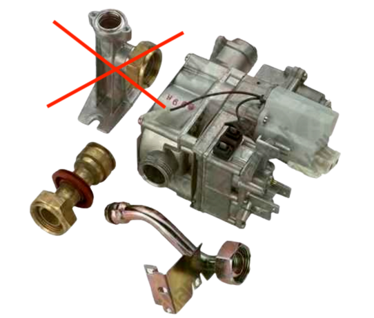 Vaillant 053073 OBSOLETE GAS SECTION VC221T H, 110T H - MISSING ONE COMPONENT