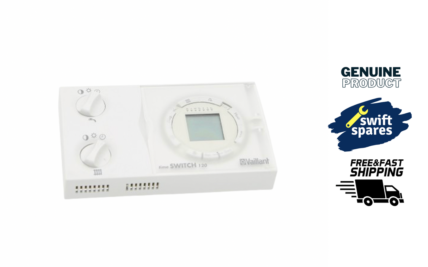 Vaillant 306742 TimeSwitch 120 7 Day Plugin Digital Time Switch