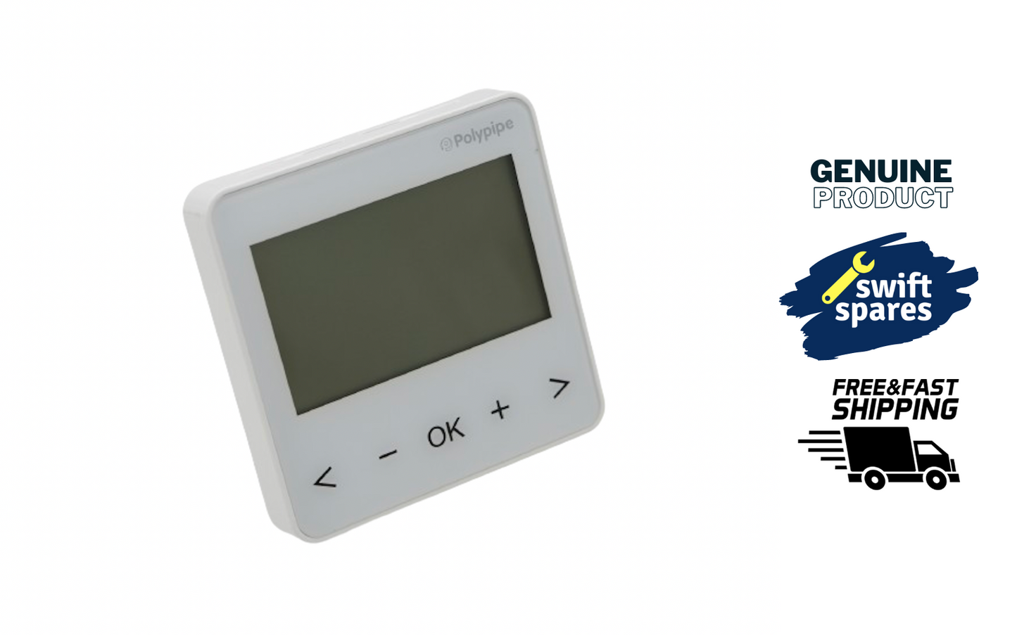 Polypipe UFHPROGRFB 7 Day Programmable Wireless Under Floor Heating Thermostat