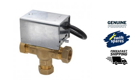 Honeywell V4044 28mm 3-Port Motorised Diverter Valve V4044C1569/U