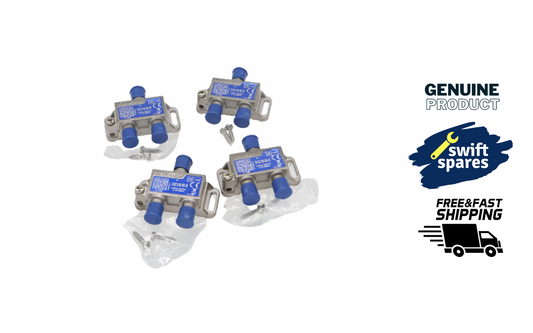 4x Coax 3DSS2 Splitter screw 1218MHz Output: F female x2 Series: 3D TV Visual
