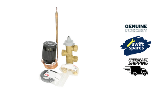 Danfoss 013U8087 Actuator & Valve KAVI + KOVM Thermostat & 3 Way Valve