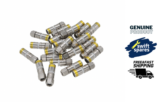 25x CABELCON 7.5 FM-RG11 CX3 Compression F-Connector RG-11 Coaxial Cable