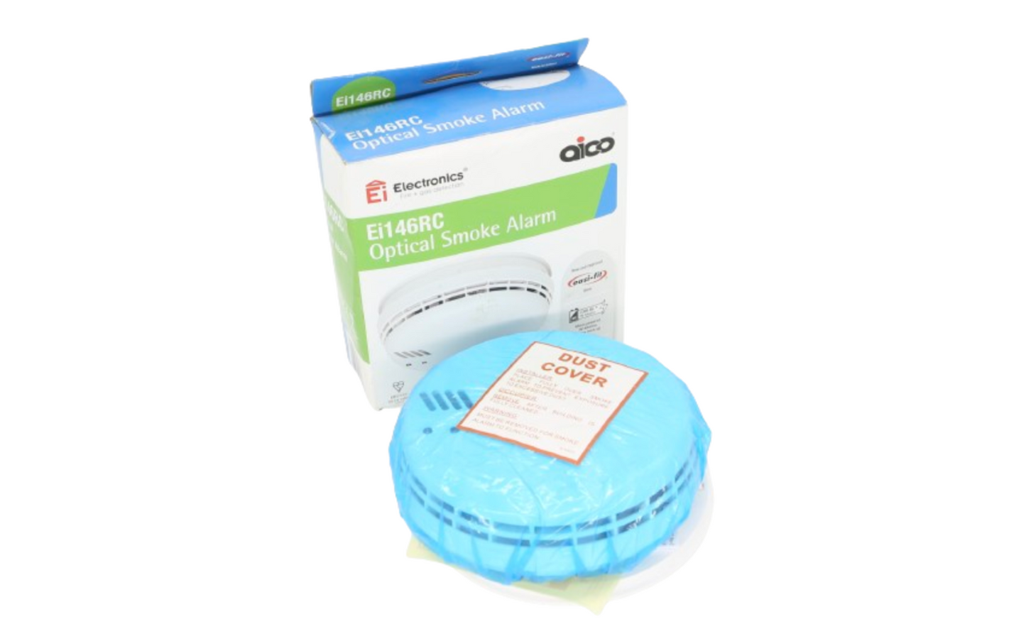 AICO Ei146RC MAINS OPTICAL SMOKE ALARM DETECTOR BATTERY BACK UP - EXP 2029