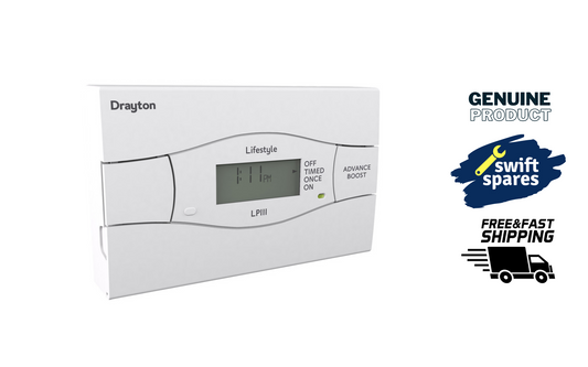 Drayton LP111 24 Hour Combi Boiler Electronic Timeswitch 25477 - Genuine NEW