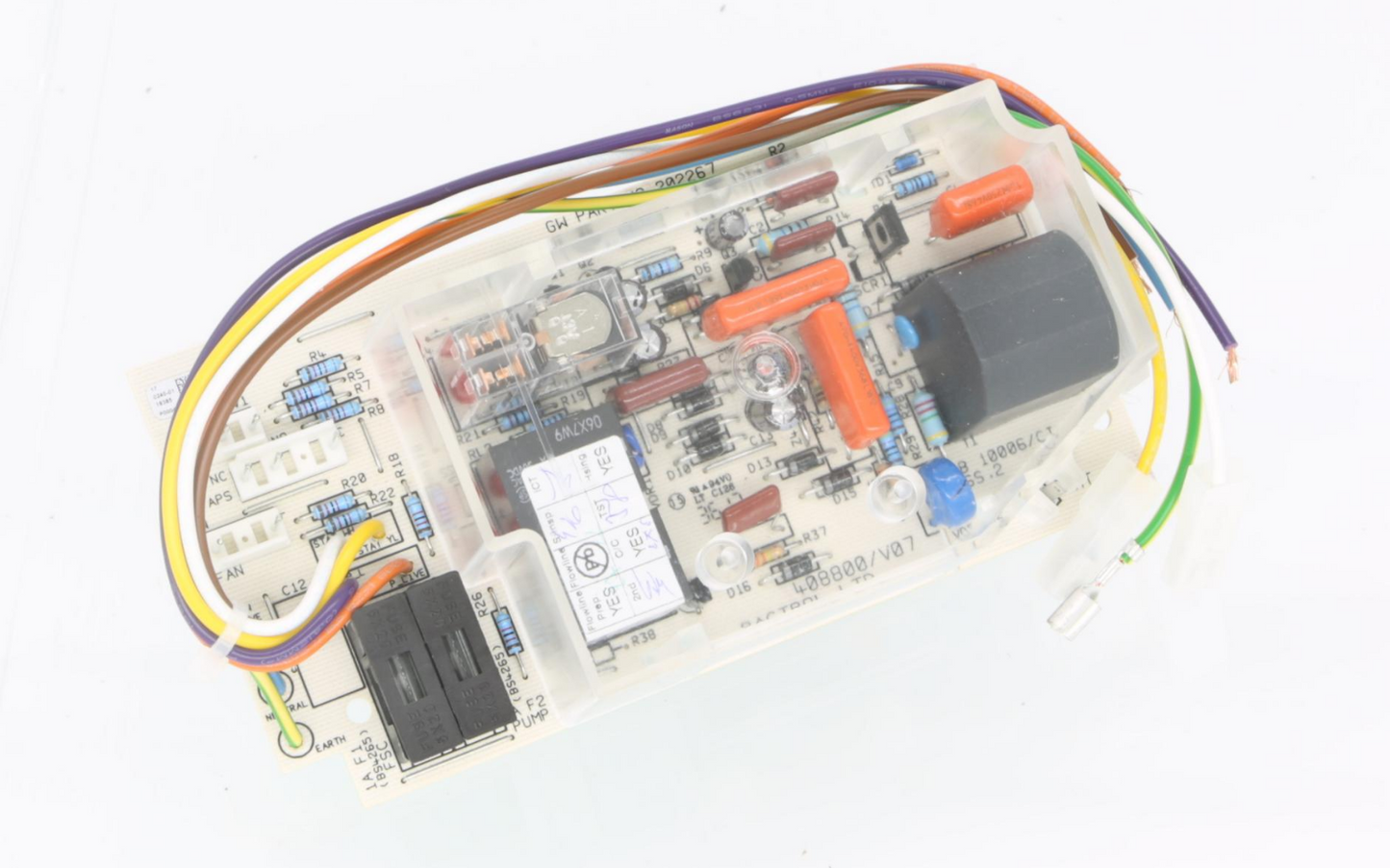 Glowworm S900847 Micron 100FF, 120FF PCB 202268 ( 2 FUSE 7 WIRE) NEW