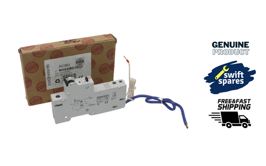 WYLEX NHXSBS1B32 32A Type B RCBO 230V 30mA Type A (AC and Pulsating DC Sensitive