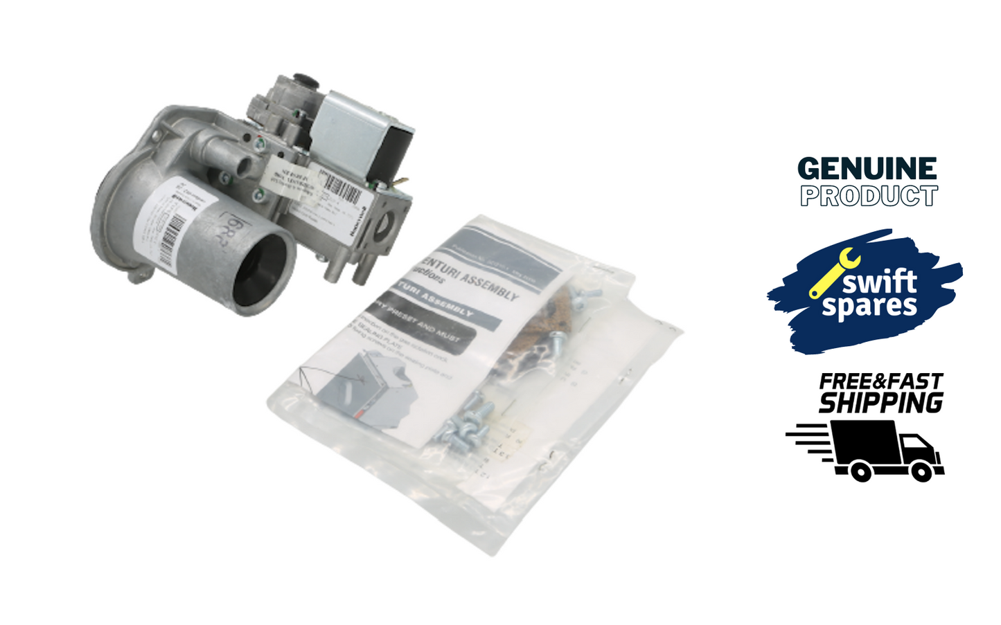 JOHNSON & STARLEY 1000-0709635 GAS VALVE & VENTURI ASSEMBLY - NEW